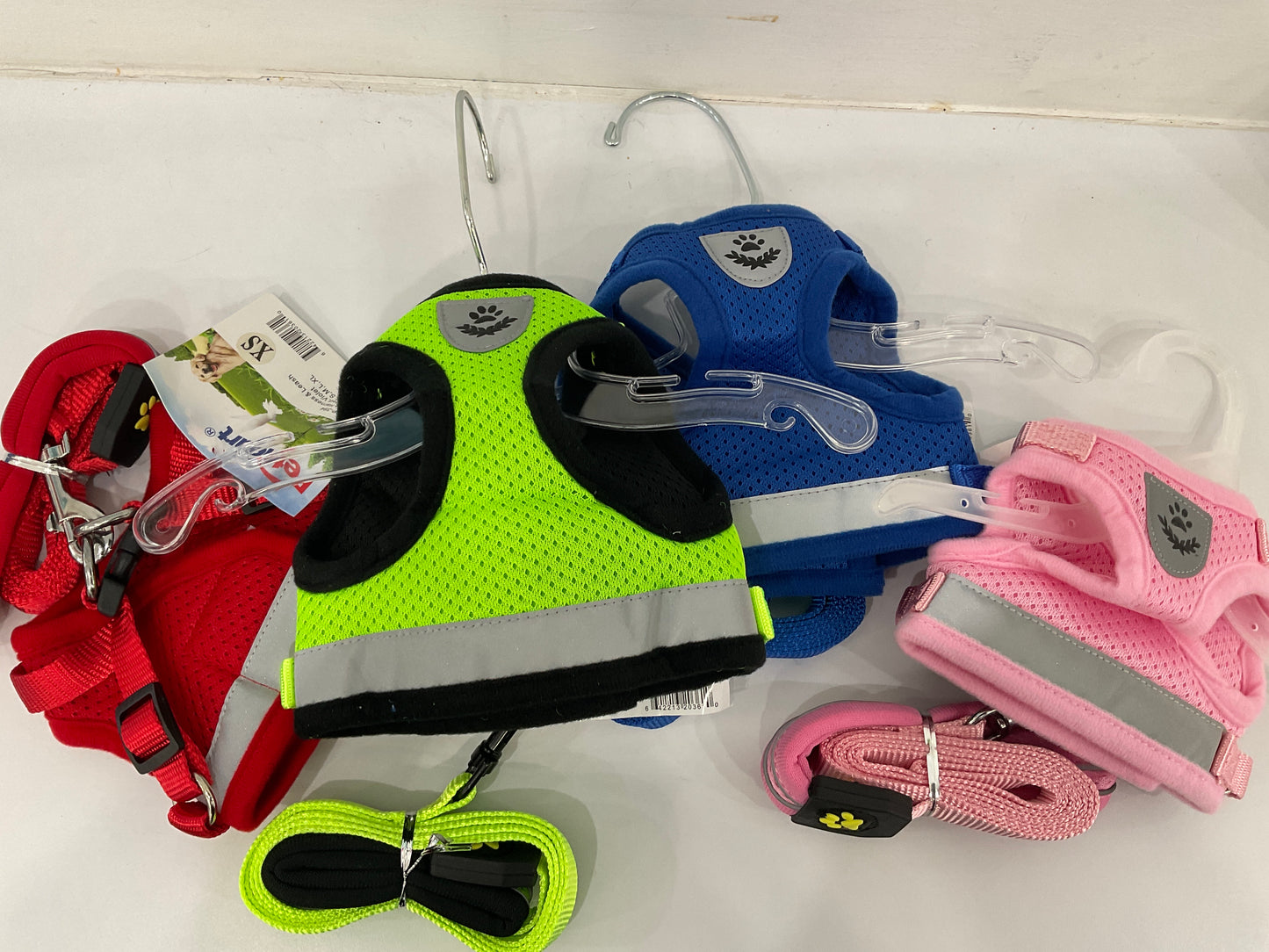 Reflective Harness with Leash