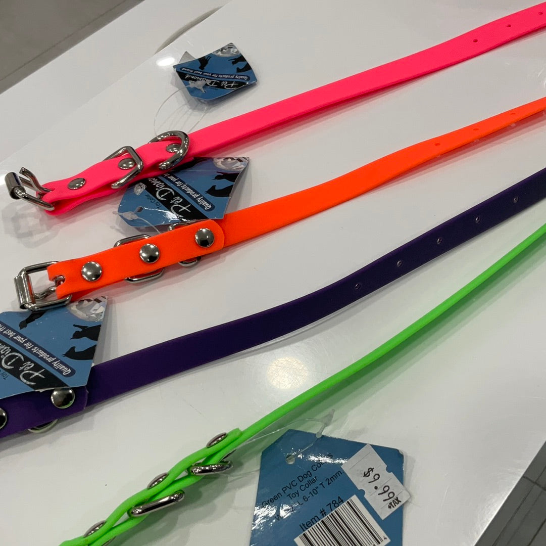 Pet Diamond 1/2” PVC 8” Dog Collar