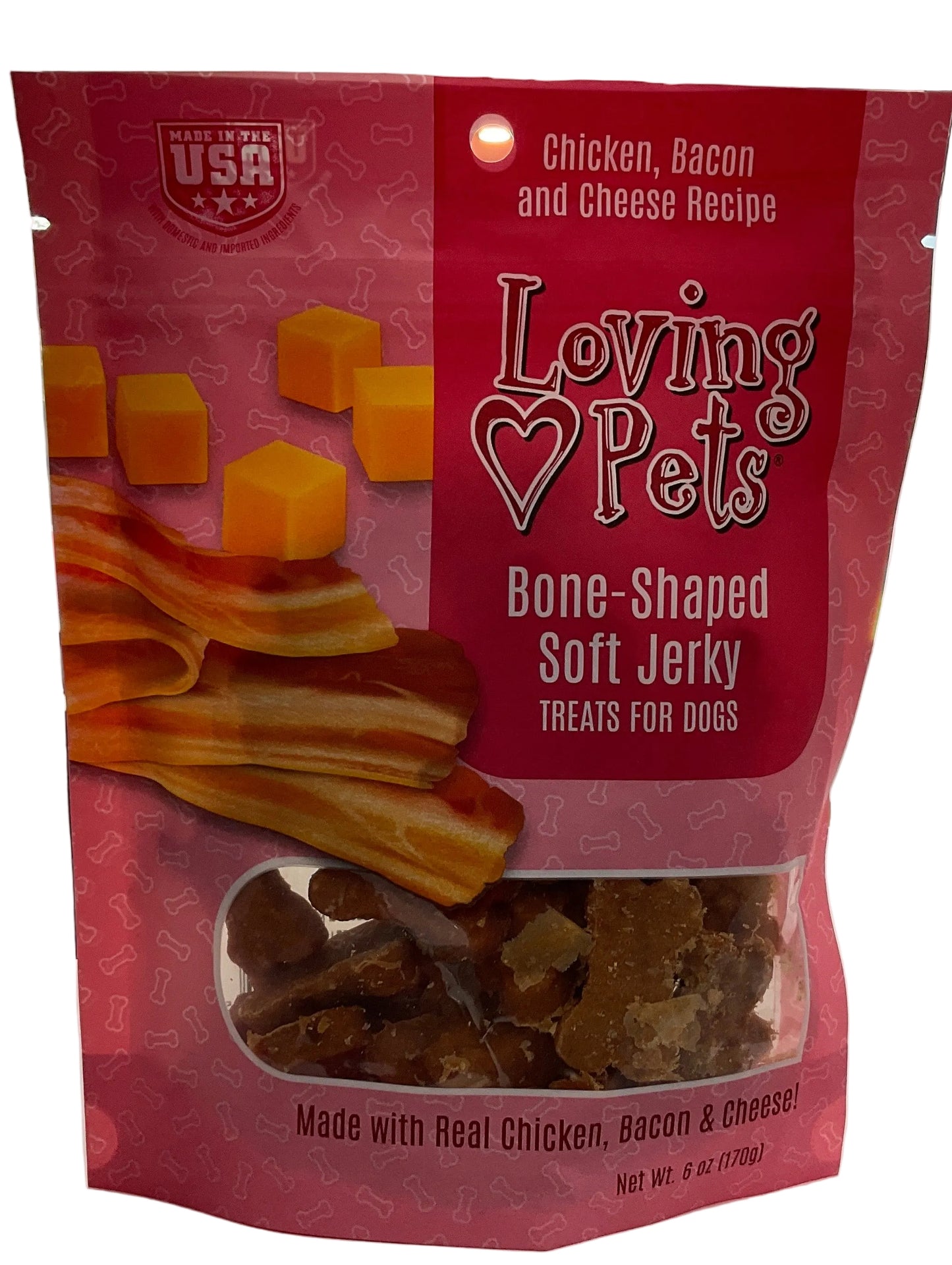 Loving Pets Bone Shaped Soft Jerky