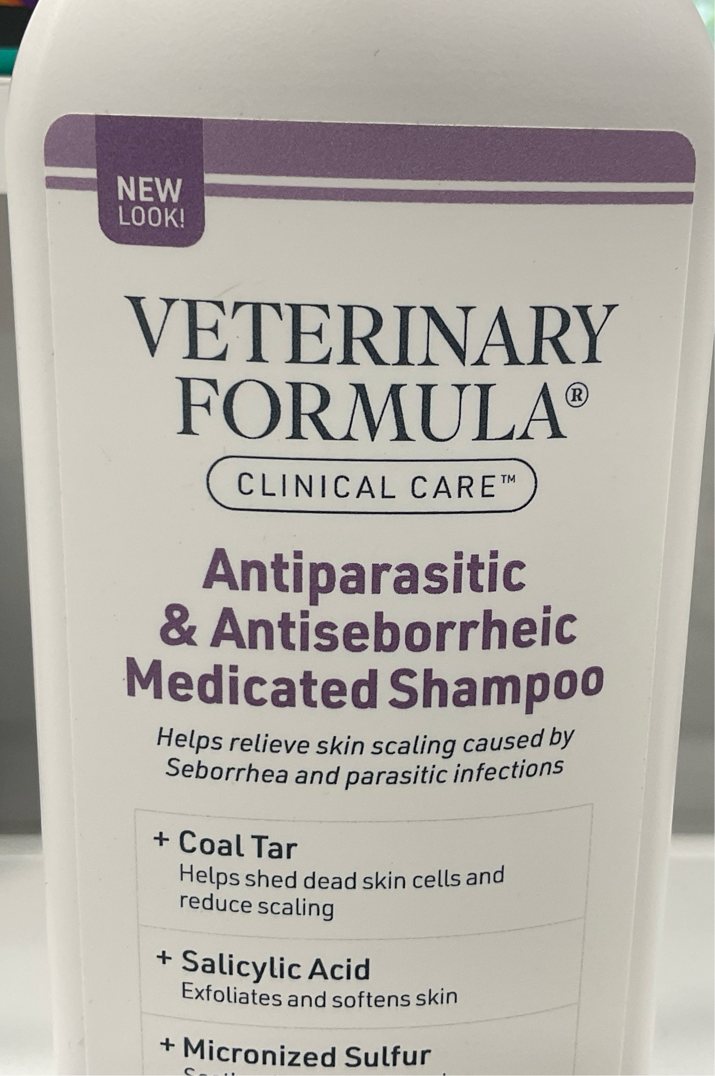 Antiparasitic & Antiseborrheic Medicated Shampoo 16onz