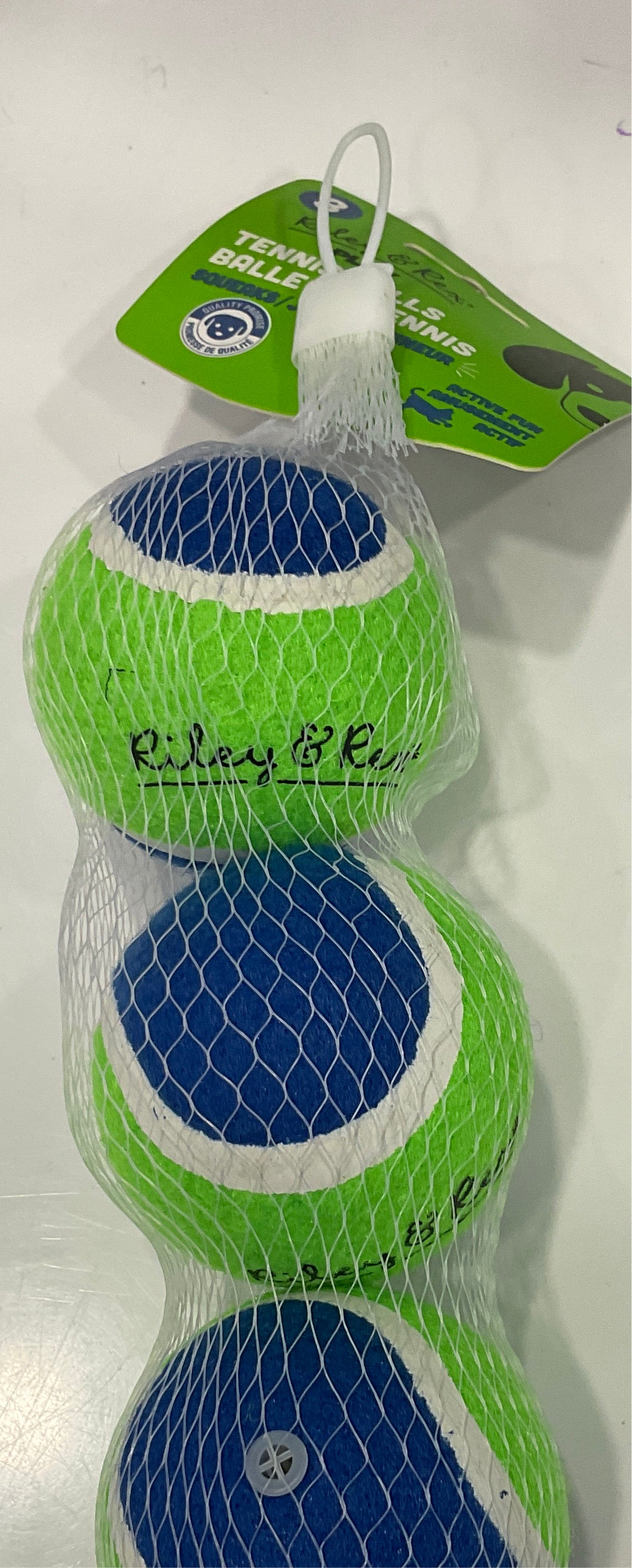 Squeaky tennis balls- Set of 3