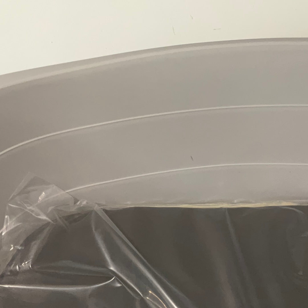 Plastic Pet Bed Gray With Mat Gray