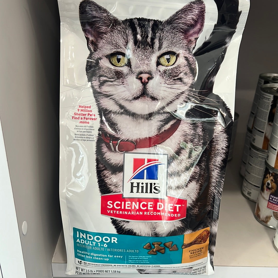 Science Diet Indoor Adult Cat 1-6 3.5lb