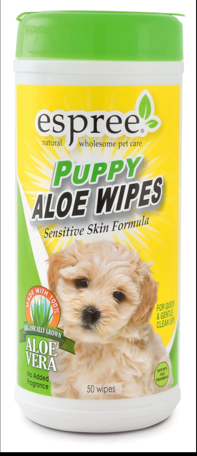 Puppy Aloe 50 Wipes Espree