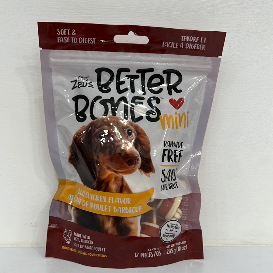 Better Bones mini BBQ Chicken Flavor 12pieces 10oz