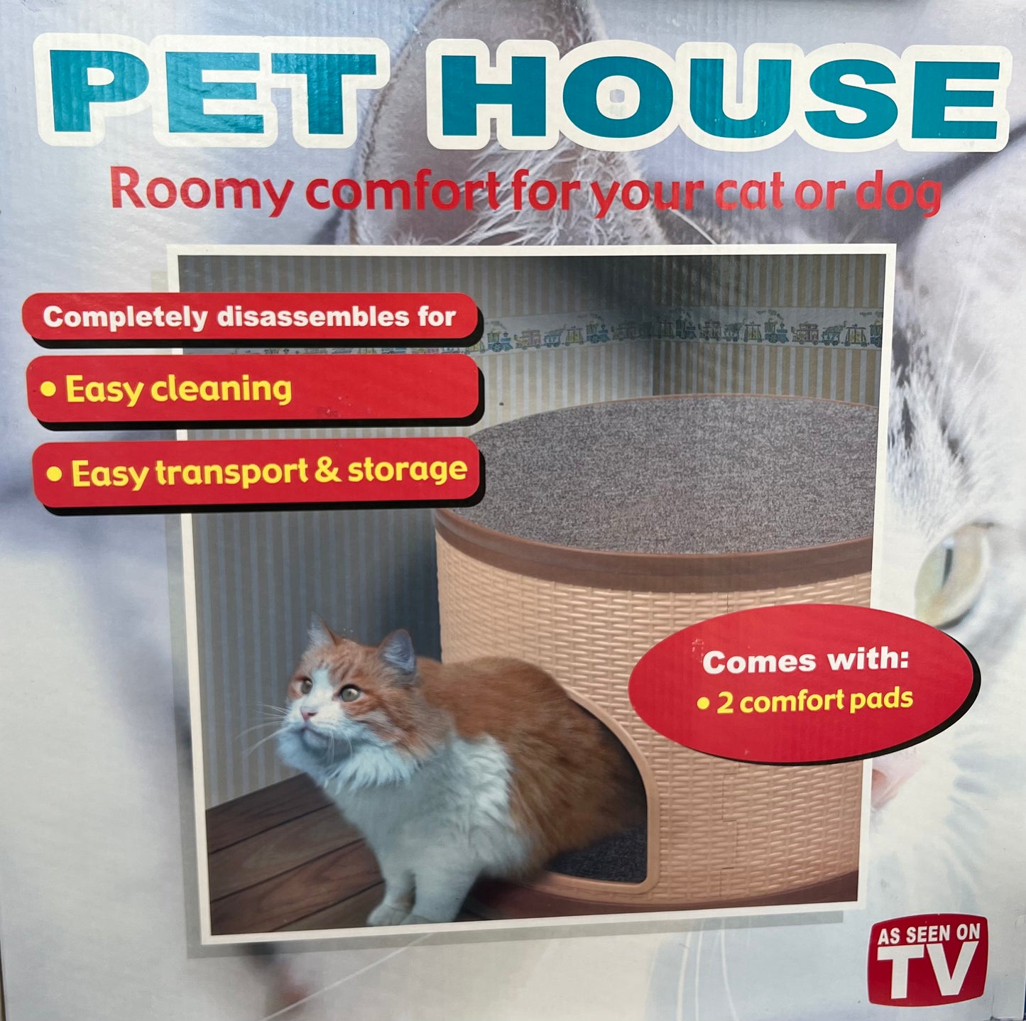 Pet House Roomy Comfort For Dog & Cat