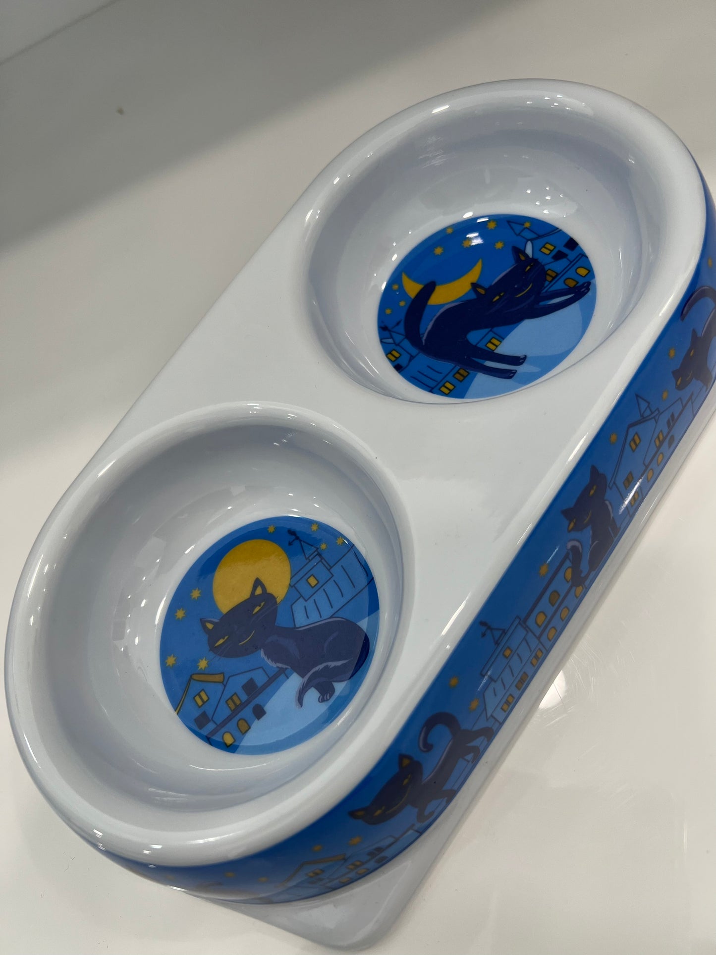 Cat & Moon Double plate 8oz