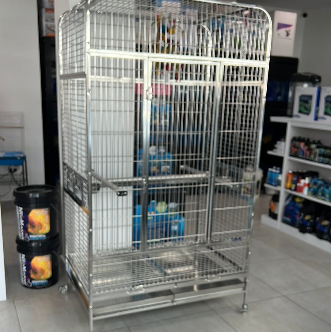 Jaula para Cotorra Stanless Steel