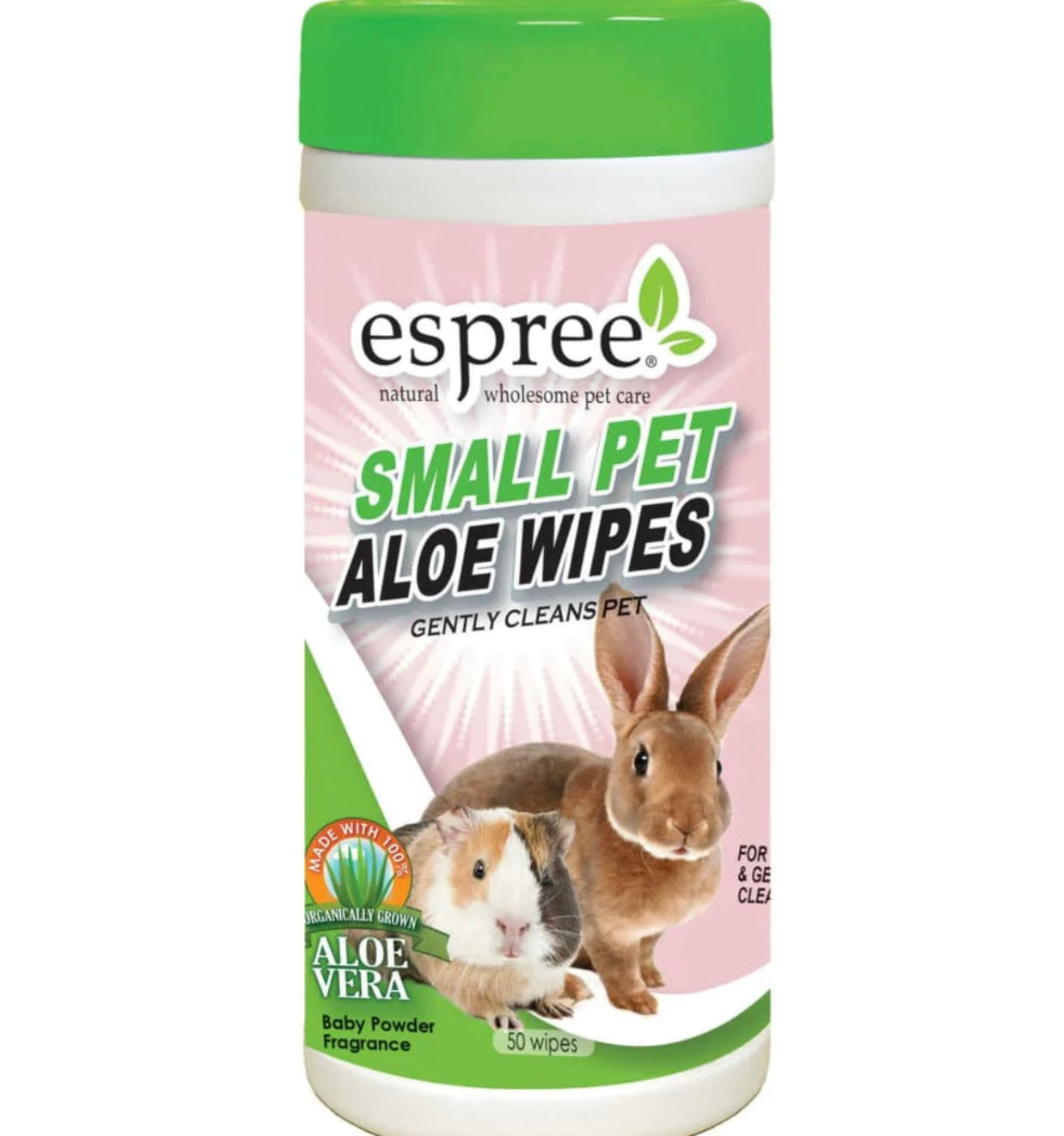 Small Pet Aloe 50 Wipes Espree