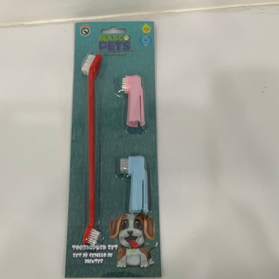 Masco Pets set Cepillos de dientes