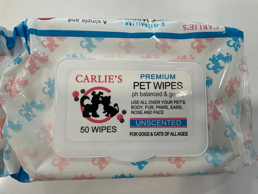 Carlie’s Premium Pet Wipes