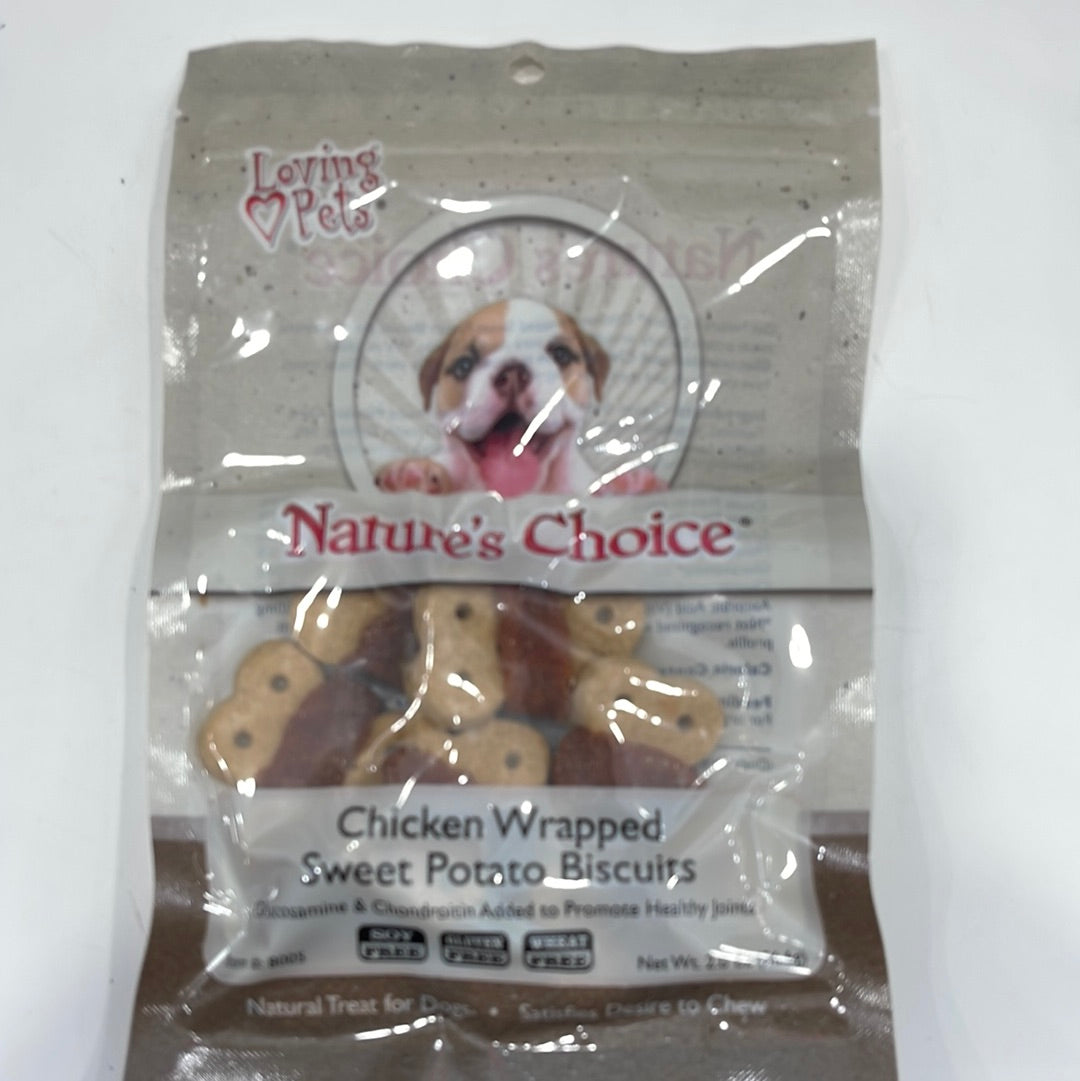 Nature’s Choice Chicken Wrapped Sweet Potato Biscuits