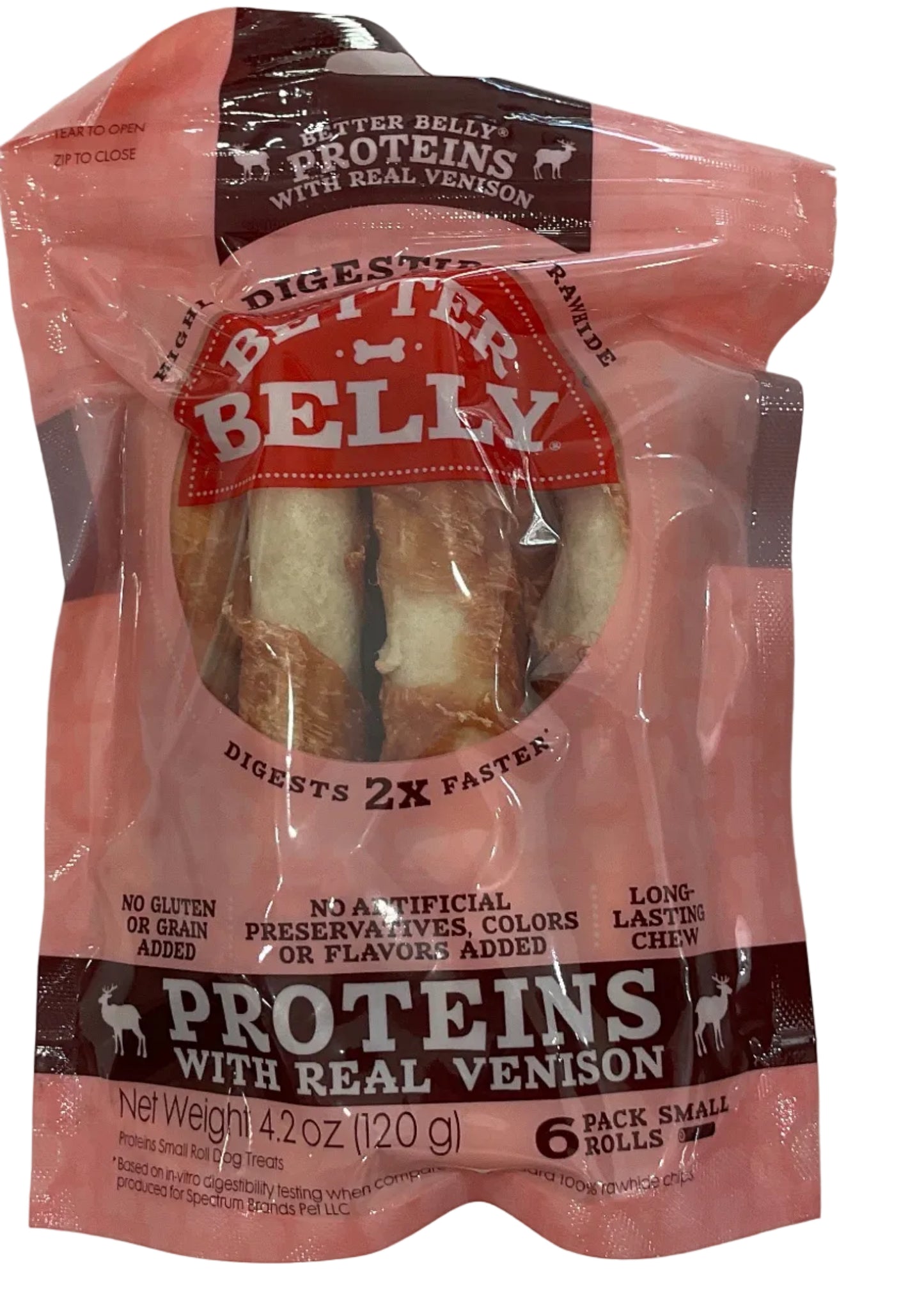Better Belly Proteins Highly Digestible Rawhide - 6qty