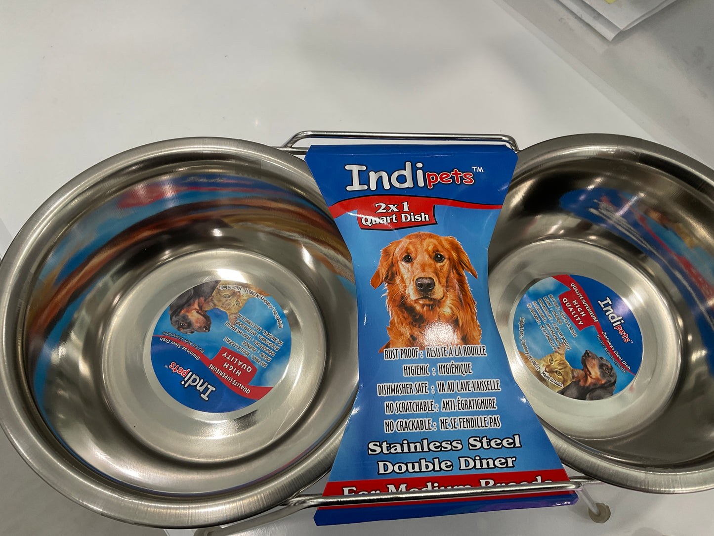 Indi 1QT Double Dinner With Two Dishes