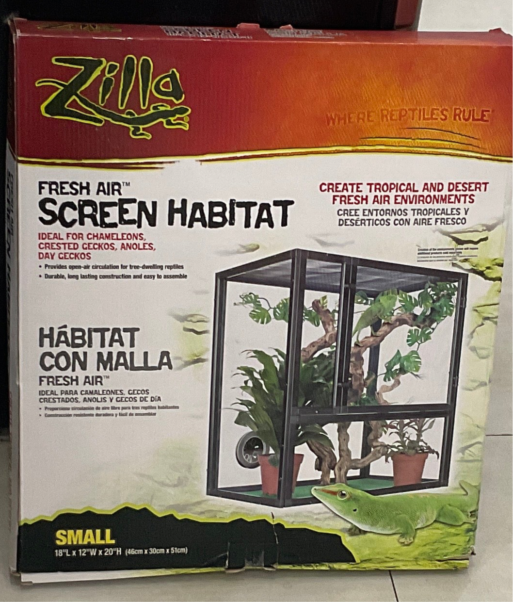 Zilla Fresh Air Screen Habitat
