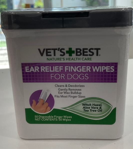 Vet’s Best Ear Relief Finger Wipes for Dogs