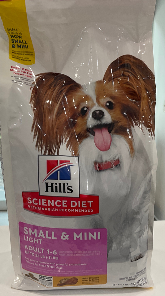 Hill’s Science Diet Small & Mini Light Adult 1-6