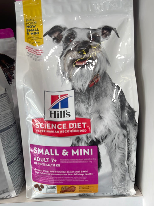 Science Diet Small Mini adult 7+ 4.5lb