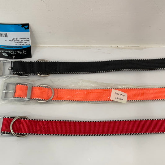 Pet Diamond 1” Nylon 17” Dog Collar