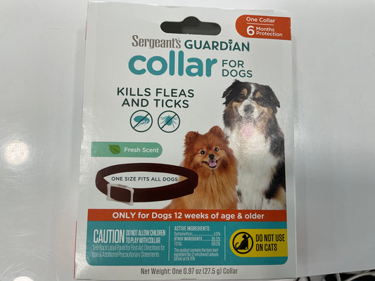 Sergeants Fleas & Ticks Collar For Dogs