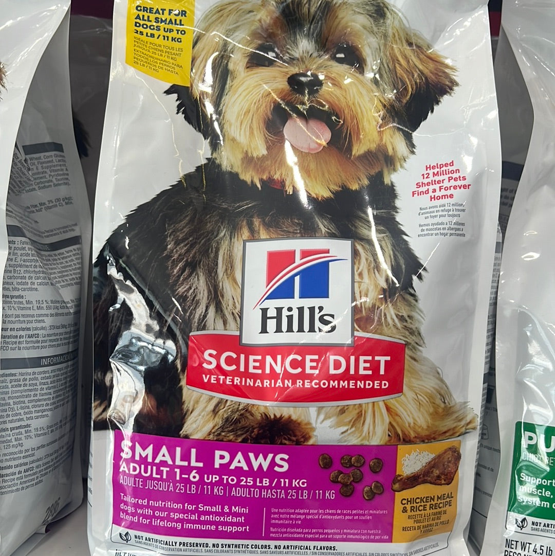 Science Diet Small & Mini Adult 1/6 chicken Meal 4.5 lb