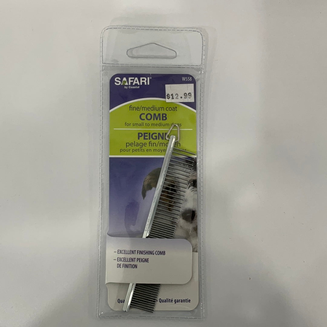 Safari Fine/Medium Coat Comb