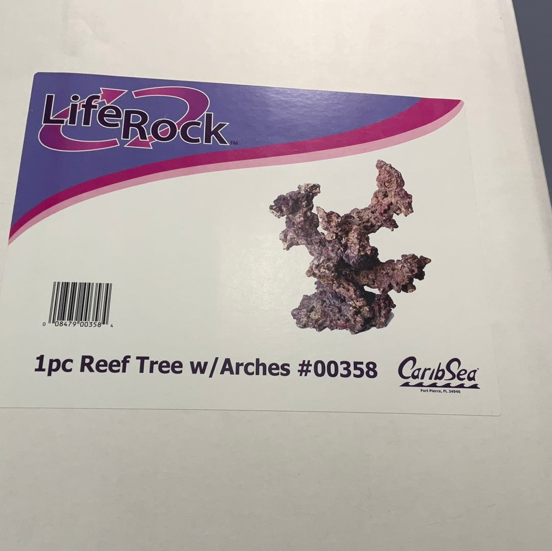 Life Rock 1pc Reef Tree w/Arches #00358