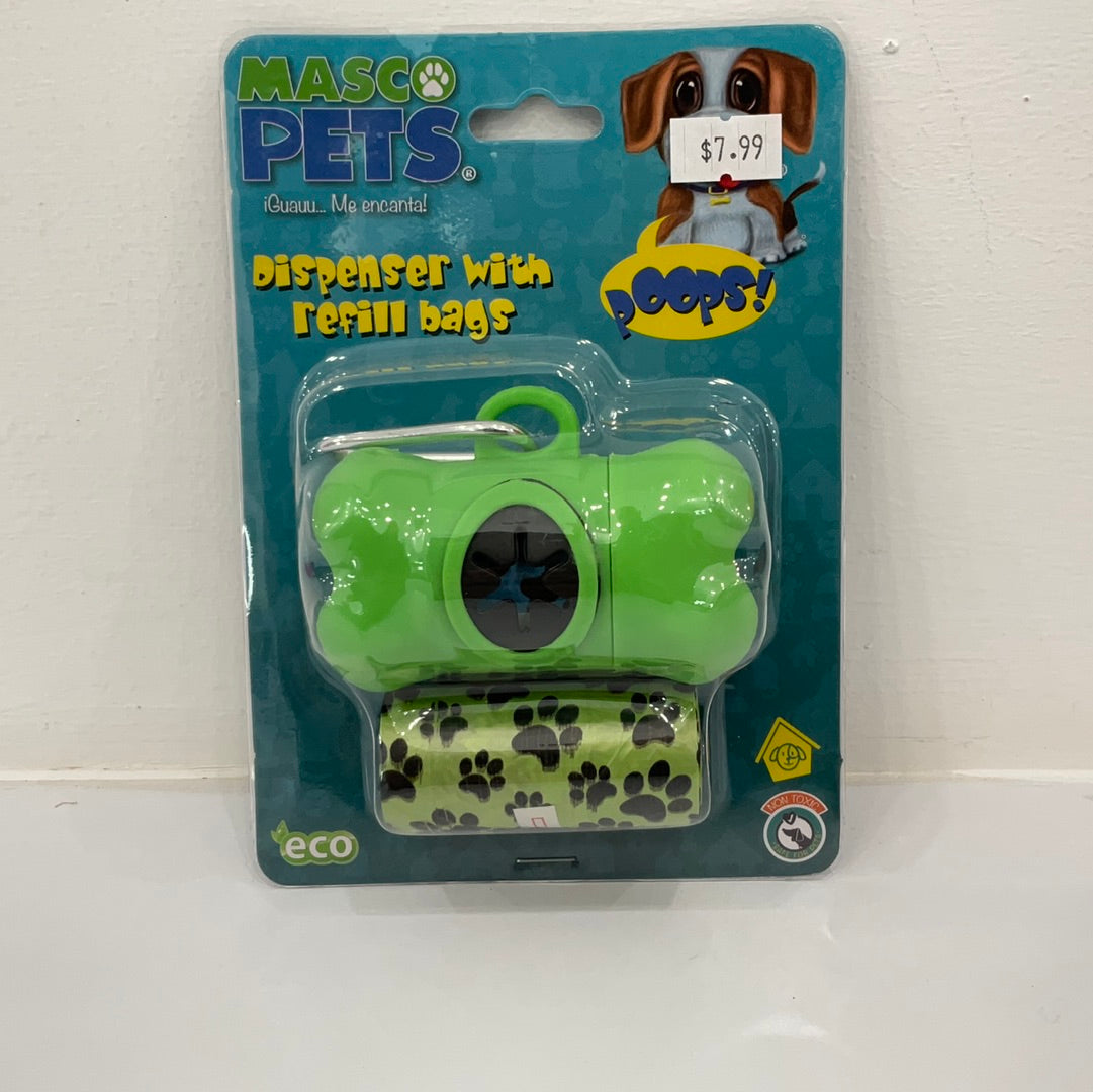 Masco Pets Dispenser With Refill Bags