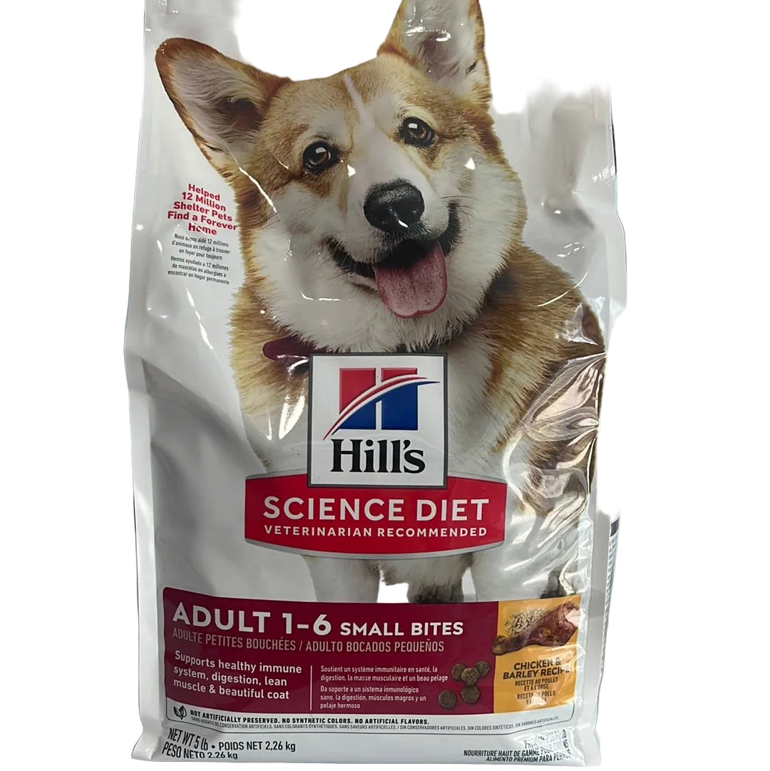 Science Diet Adult 1-6 Small Bites Chicken & Barley 5 lb