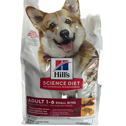 Science Diet Adult 1-6 Small Bites Chicken & Barley 5 lb