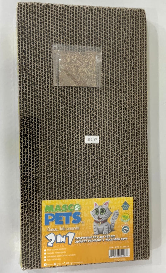 Masco Pets 2 in 1 scratching toy and cat bed