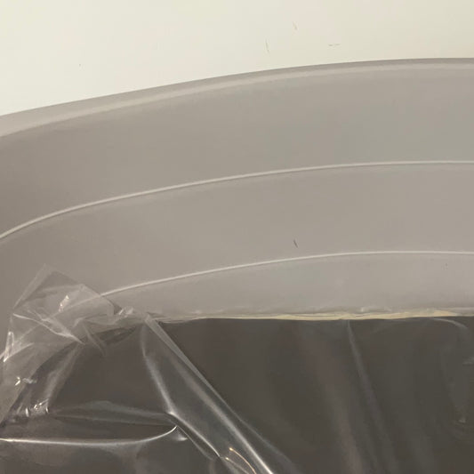 Plastic Pet Bed Gray With Mat Gray