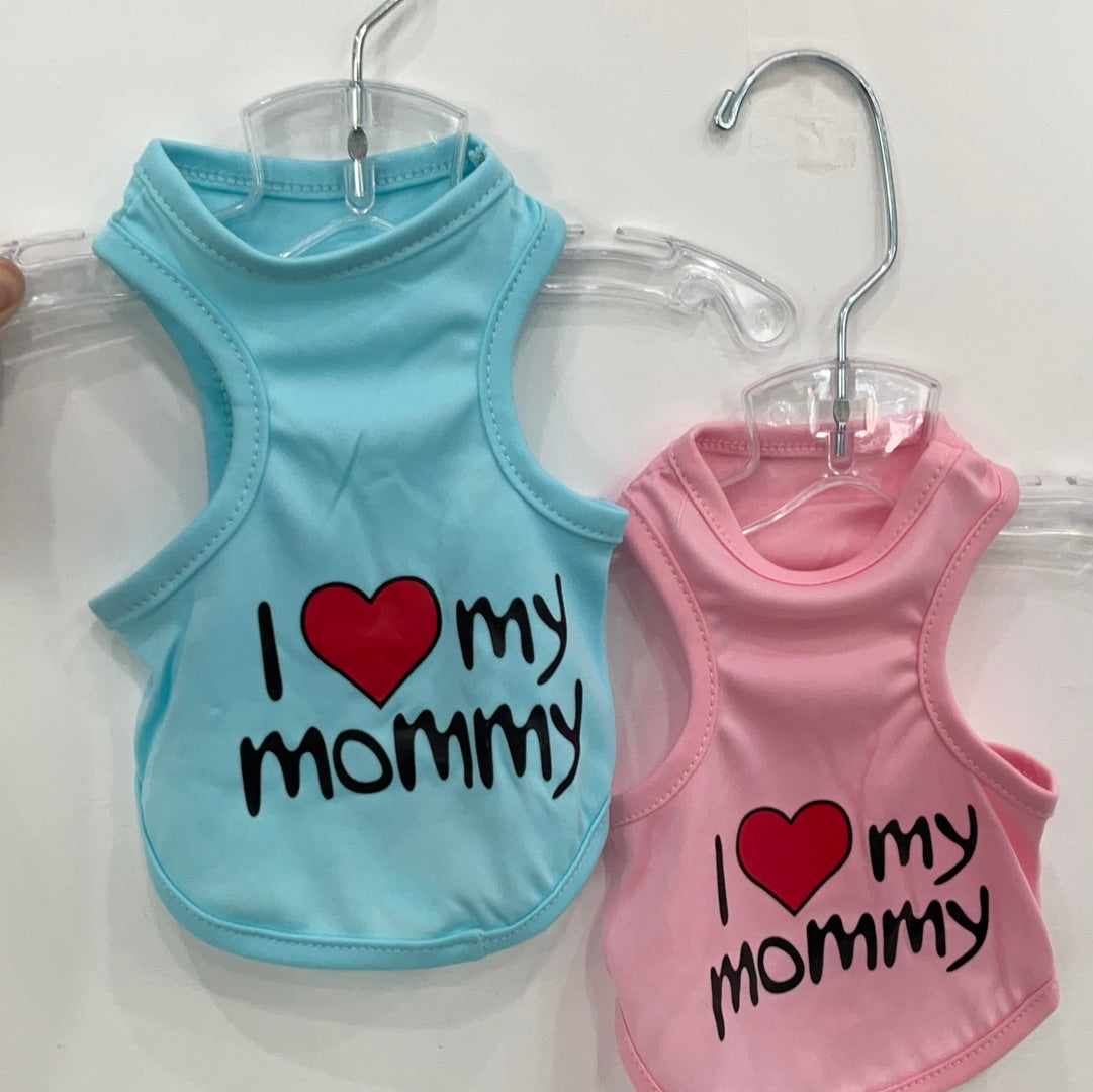 T-shirt I love my mommy