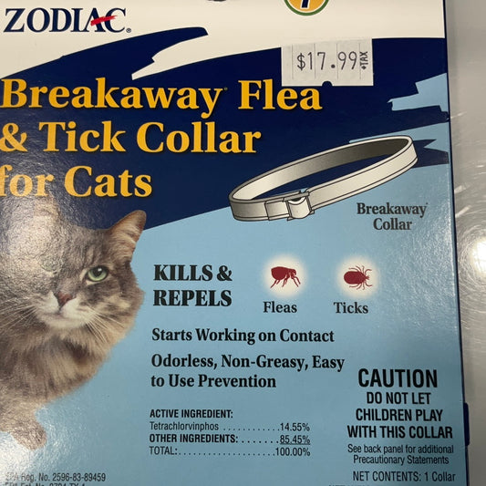 Zodiac Flea & Ticks Collar For Cats