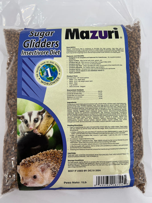 Mazuri - Sugar Glidders Insectivore Diet 1 LB