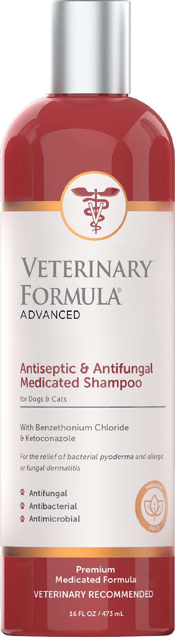 Antiseptic & Antifungal Medicated Shampoo 16onz