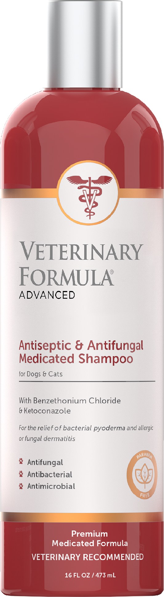 Antiseptic & Antifungal Medicated Shampoo 16onz