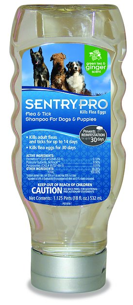 Sentry Pro Flea & Tick Shampoo 18onz