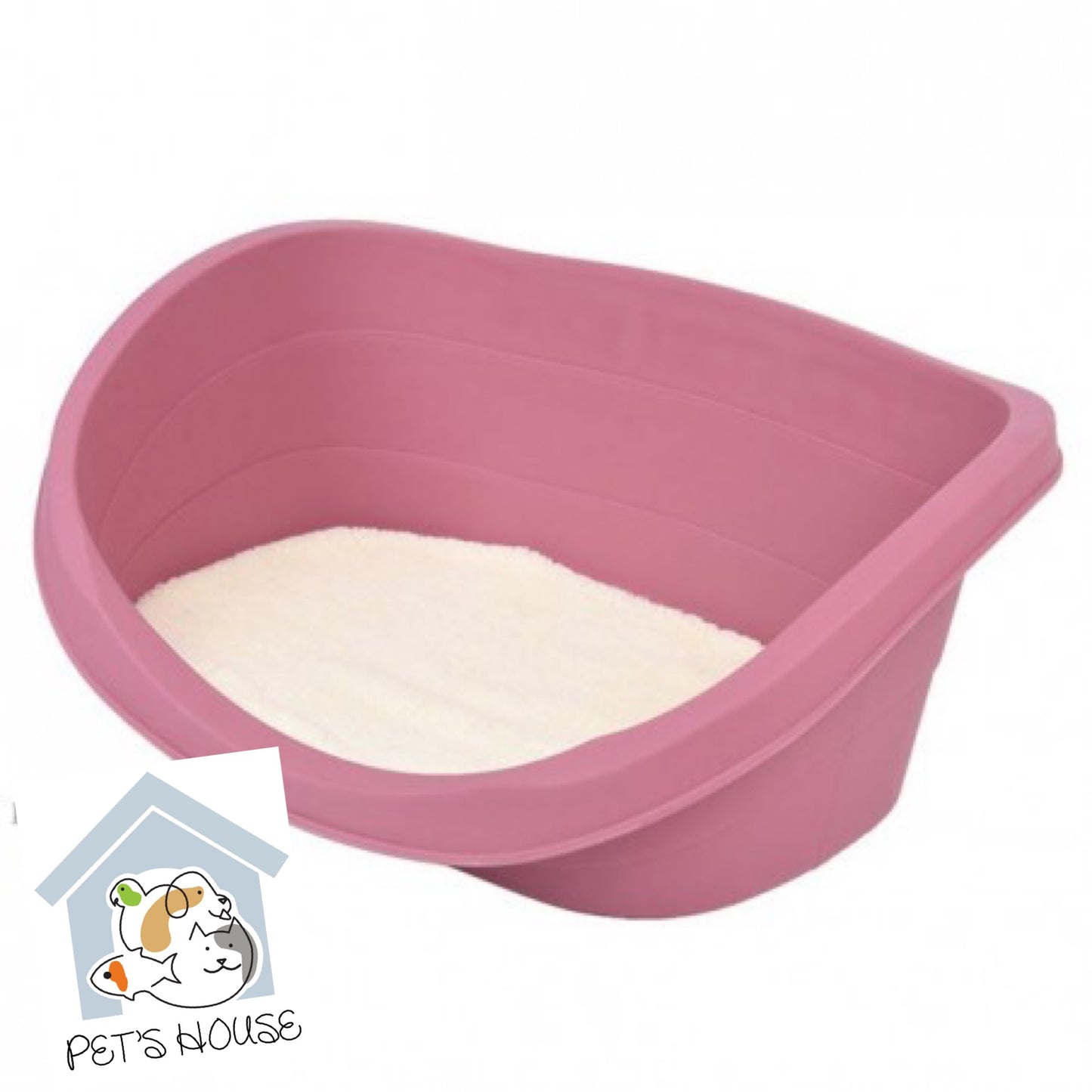 Plastic Dog Bed Pink