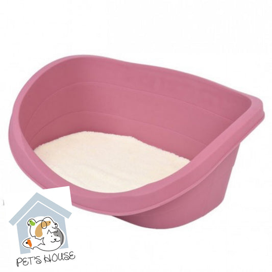 Plastic Dog Bed Pink