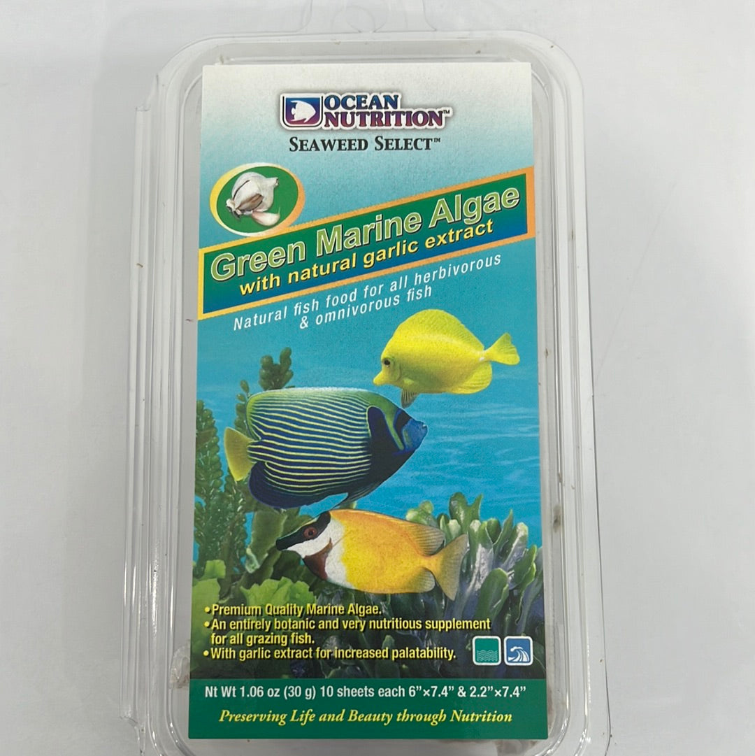 Ocean Nutrition Green Marine Algae 10 sheets