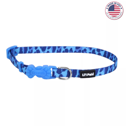Li'l Pals Adjustable Patterned Dog Collar 12”