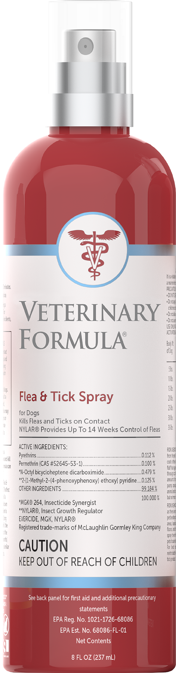 Flea & Tick Spray 8onz