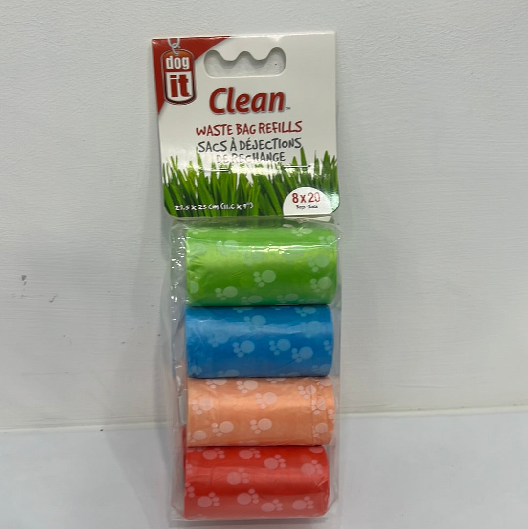 Dog it Clean Waste Bag Refills 8x20
