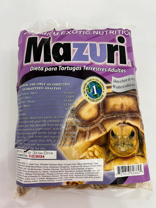 Mazuri - Dieta para Tortugas Terrestres Adultas 1lb