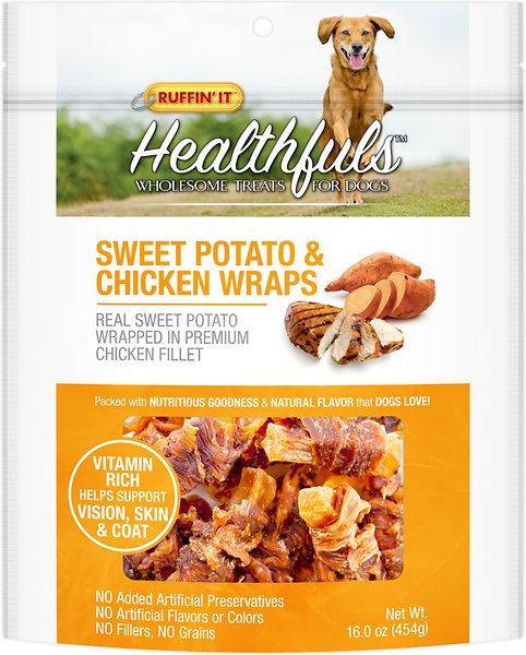 Ruffin’it Healthfuls Seeet Potato & Chicken Wraps 3.5oz