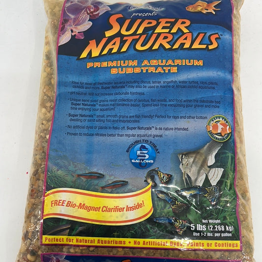 Caribsea Super Natural Premium Aquarium Substrate Gemstine Creek 5lbs