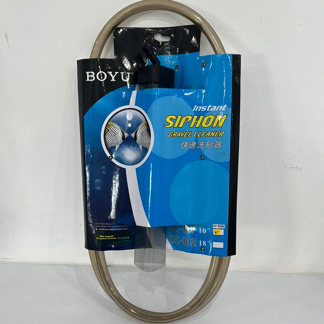 Boyu Instant Siphon Gravel Cleaner GC-101 10”