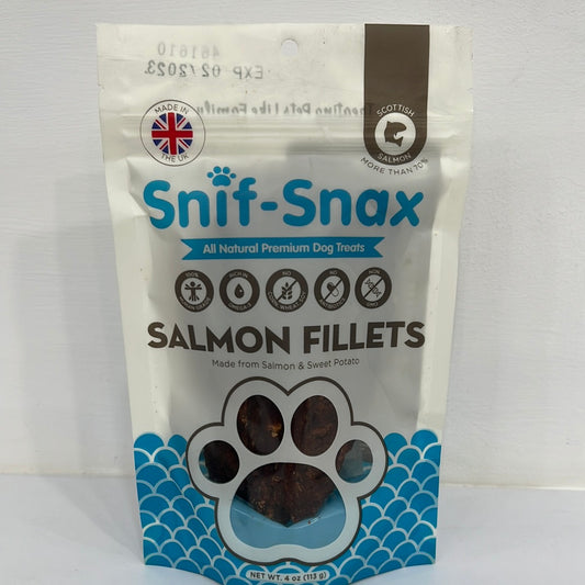 Snif- Snax Salmon fillets 4oz