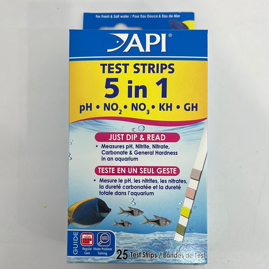 API Test Strips 5 in 1 25 Test Strip